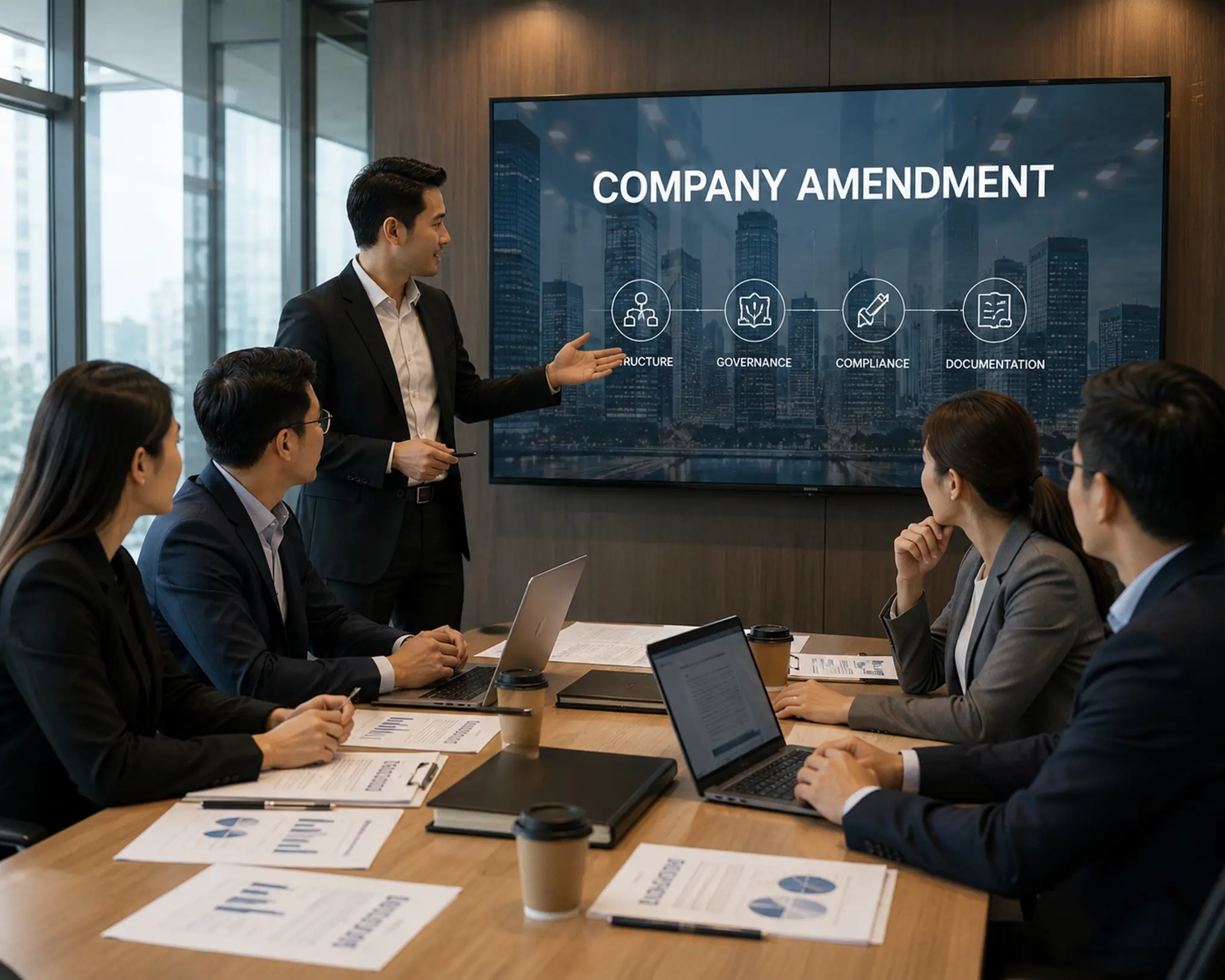 company amandement
