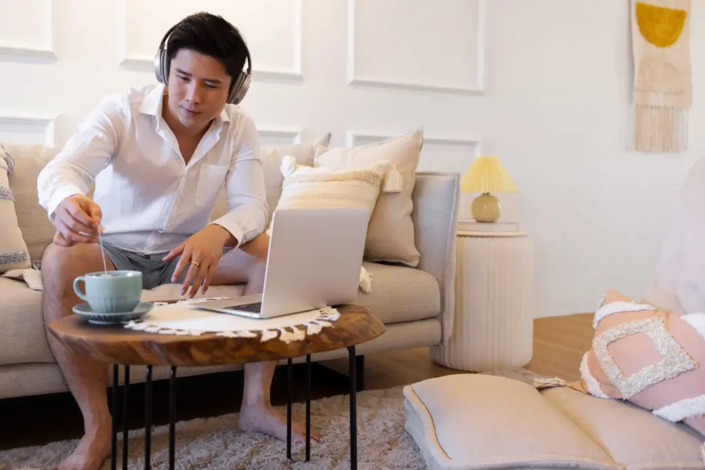 person enjoying relaxing time home (1)
