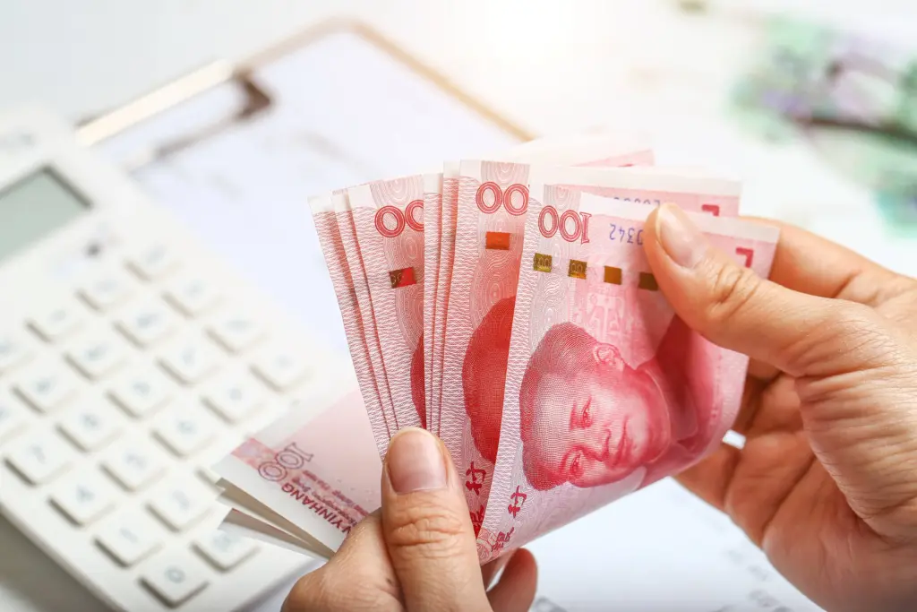 woman hand counting money rmb (2)